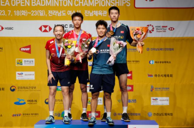 海星体育-还得靠混双和女双 国羽两金一银收官韩国公开赛