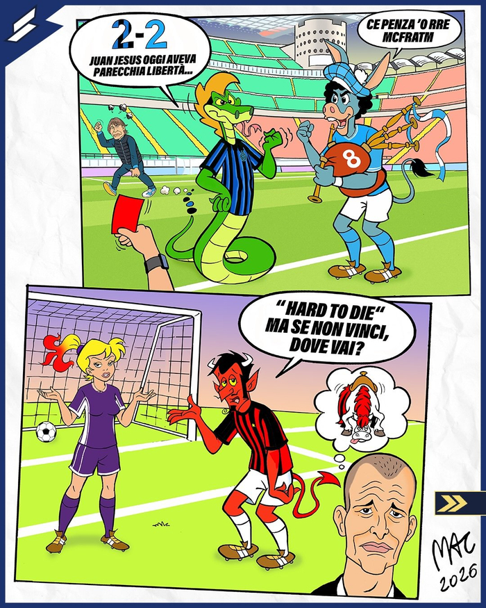 意甲本轮部分场次战况综述|意大利足球甲级联赛|意大利足球|意甲联赛|卡通版|足球_新浪体育_新浪新闻